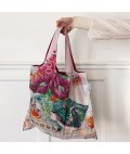 Reusable Large Shopping Bag | Poppies + Foxgloves